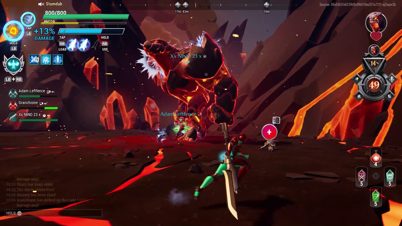 Dauntless - Endless grenade chugging