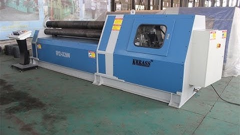 CNC 4 Roller Plate Rolling Machine 6mm / 4 Rollers Bending Machine Brand krrass