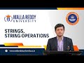 Strings in Programming: Basics & Core String Operations Explained | MRU E-Learning