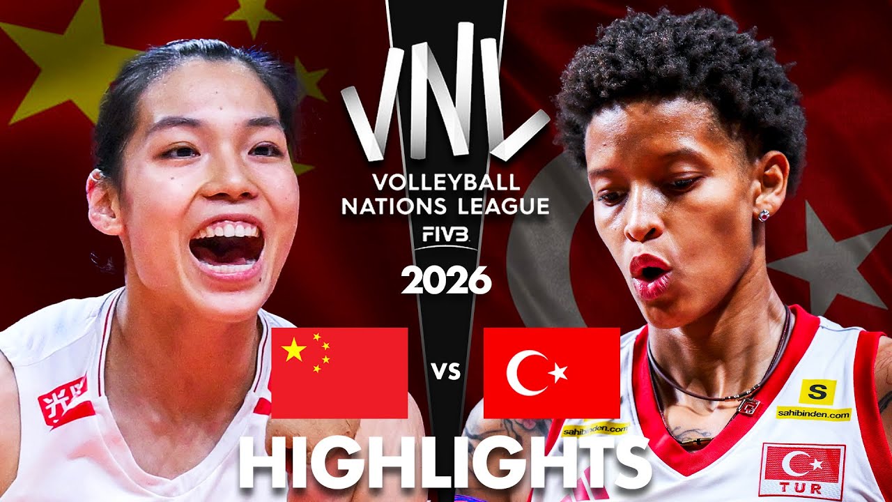 Türkiye 🇹🇷 vs China 🇨🇳 | Semifinals Highlights | Women's VNL 2026