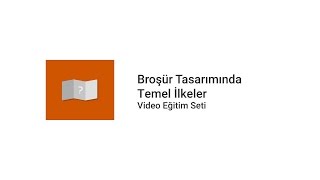 01. Broşür Tasarımında Temeller Bilgiler