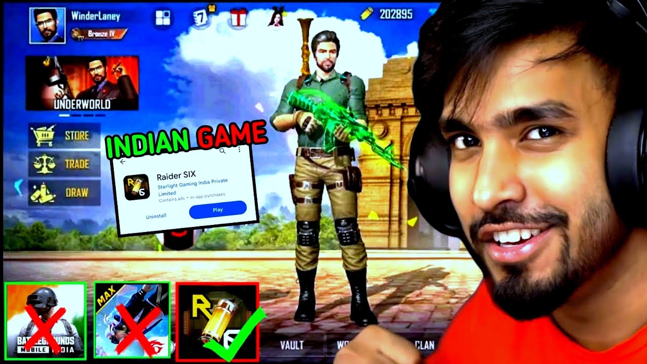 HOW TO PLAY INDIAN BATTLE ROYAL GAME ? RAIDER SIX | FULL INFORMATION