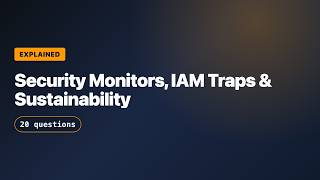 AWS Cloud Practitioner Practice: Security Monitoring, IAM Hygiene & Sustainability Pillar