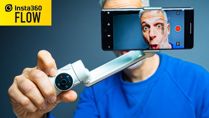 INSTA 360 FLOW : Test du MEILLEUR stabilisateur smartphone incluant perche  et trépied et SUIVI IA ! 