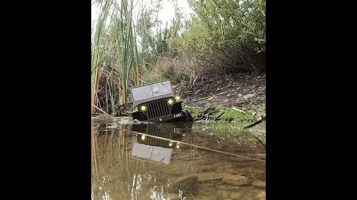 1941 Willys Jeep - RocHobby 1/6 Scale - Rc military crawler￼