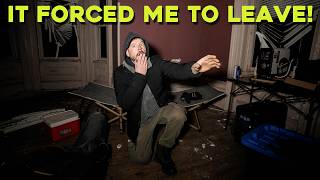 (IT SENT ME TO THE HOSPITAL!) I WAS FORCED TO LEAVE MY HAUNTED FARM HOUSE WHILE CAMPING ALONE