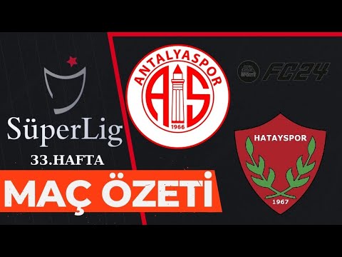 Antalyaspor-Hatayspor maç özeti | Trendyol Süper Lig | 33.Hafta