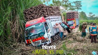 jalan becek offroad truk tebu auto oleng truk