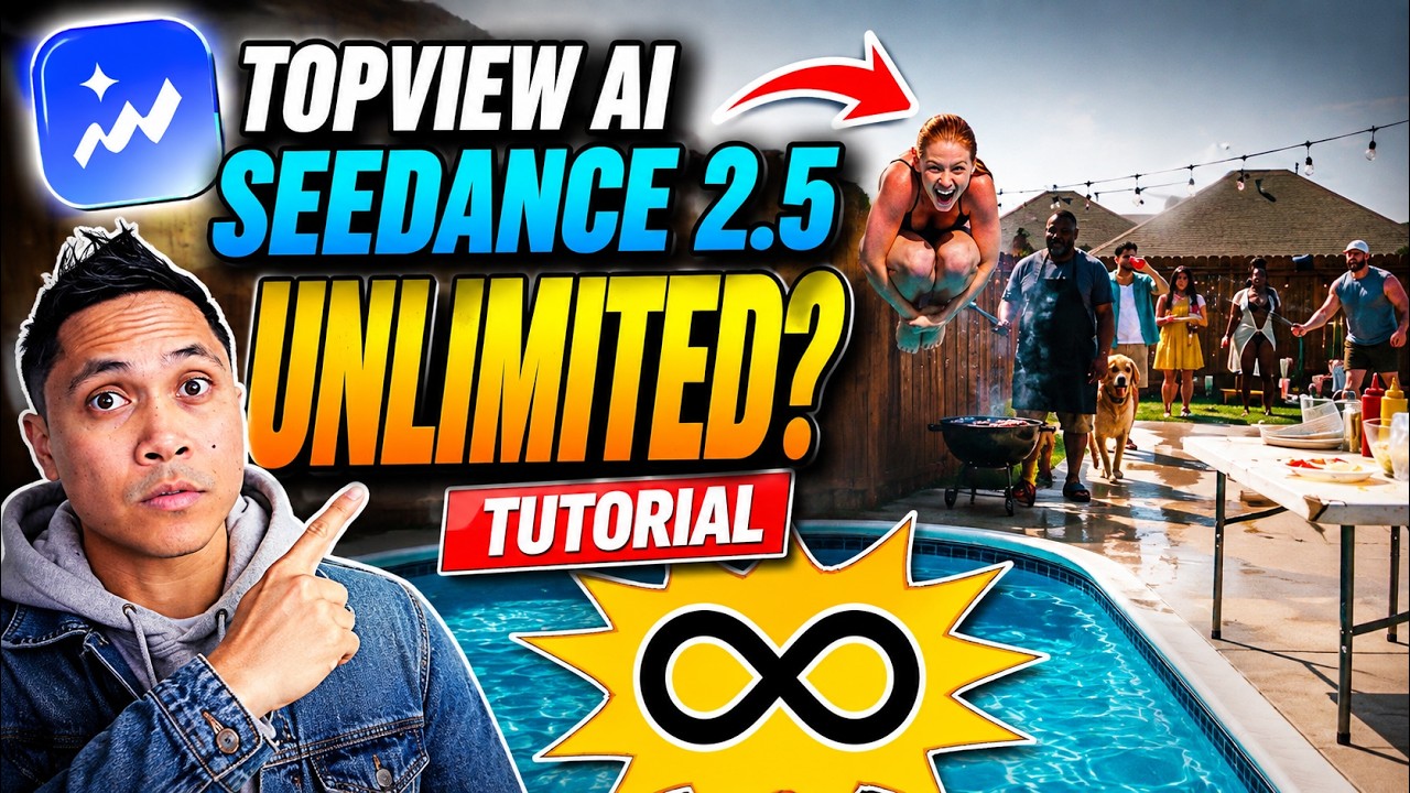 UNLIMITED Seedance 2.5! Topview AI Workflow Tutorial