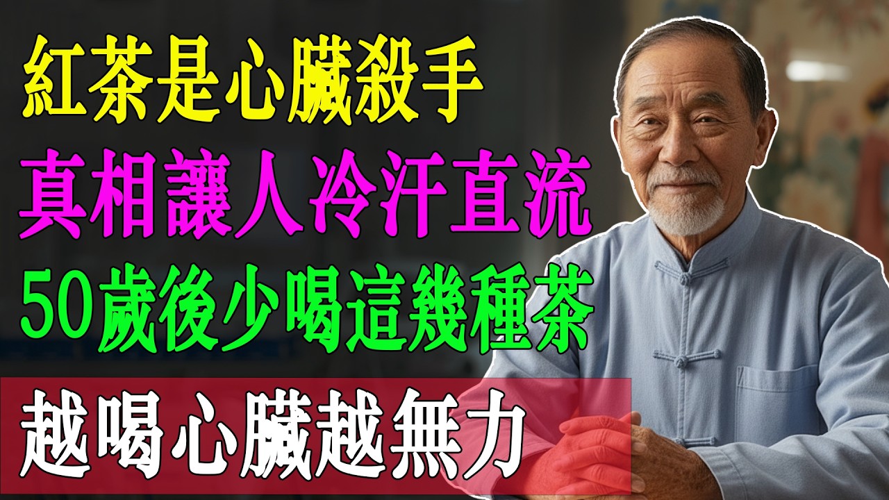紅茶竟是「隱形心臟殺手」？中醫嚴厲警告：50歲後這幾種茶千萬別再碰！每喝一口心臟都在求救！
