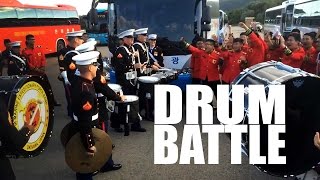 Marine Drum Battle Face-Off!