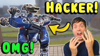 OMG! HACKER! Flying Leo War Robots Cheater Gameplay WR