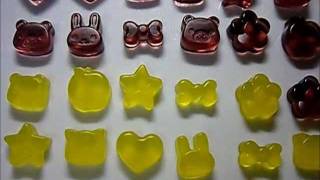 100円の型で簡単スイーツ。　グミ編