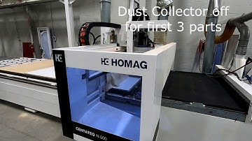 Homag Centateq N-500 Dust Collection review