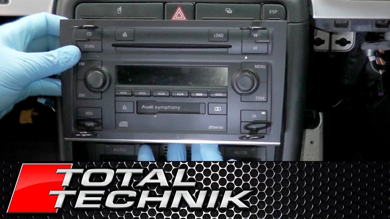 Sada kreativ Stue How to Remove Double Din Stereo - Audi A4 S4 RS4 - B6 B7 - 2001-2008 -  TOTAL TECHNIK - YouTube