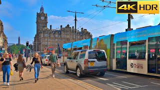 Edinburgh Walk 🌞Edinburgh New Town  in Summer 2021 🌞 Princes Street and Gardens [4K HDR]