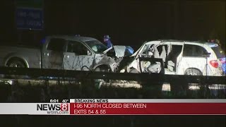 Deadly head-on collision closes I-95 north in Branford