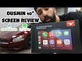 OUSMIN OXF8 10.1" DOUBLE DIN CAR STEREO REVIEW