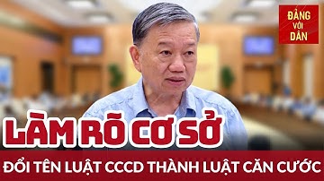 Cho ý kiến về dự án Luật Căn cước công dân (sửa đổi) | Tin tức CHÍNH TRỊ XÃ HỘI | Đảng với Dân