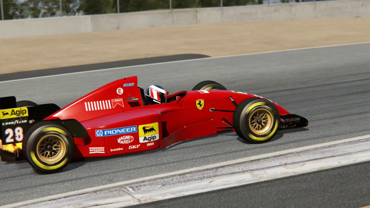 Assetto Corsa Ferrari 412T2 Hotlaps At Laguna Seca YouTube