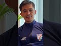 Indian Football Team Captain Sunil Chhetri's Heartfelt Message To Fans #shorts