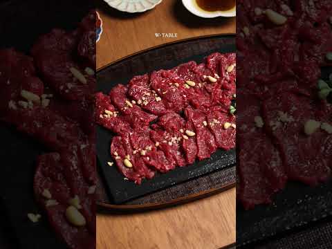 ‘더잡수소’ 한우 육회 / 뭉티기 / <strong>육사시미</strong> 🥩🔥