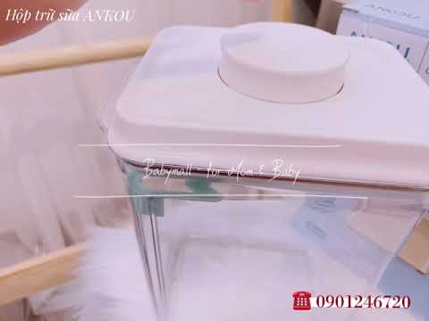 Video Hộp trữ sữa bột/các loại hạt/ thức ăn - hút chân không. - youtube