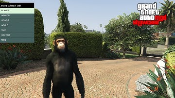 GTA V PC Mods - "Script Hook V" Native Trainer Mod Showcase + Installation Tutorial (GTA V PC Mods)