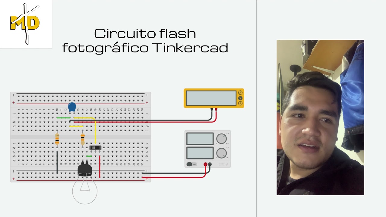CIRCUITO RC PARA UN FLASH FOTOGRÁFICO - YouTube