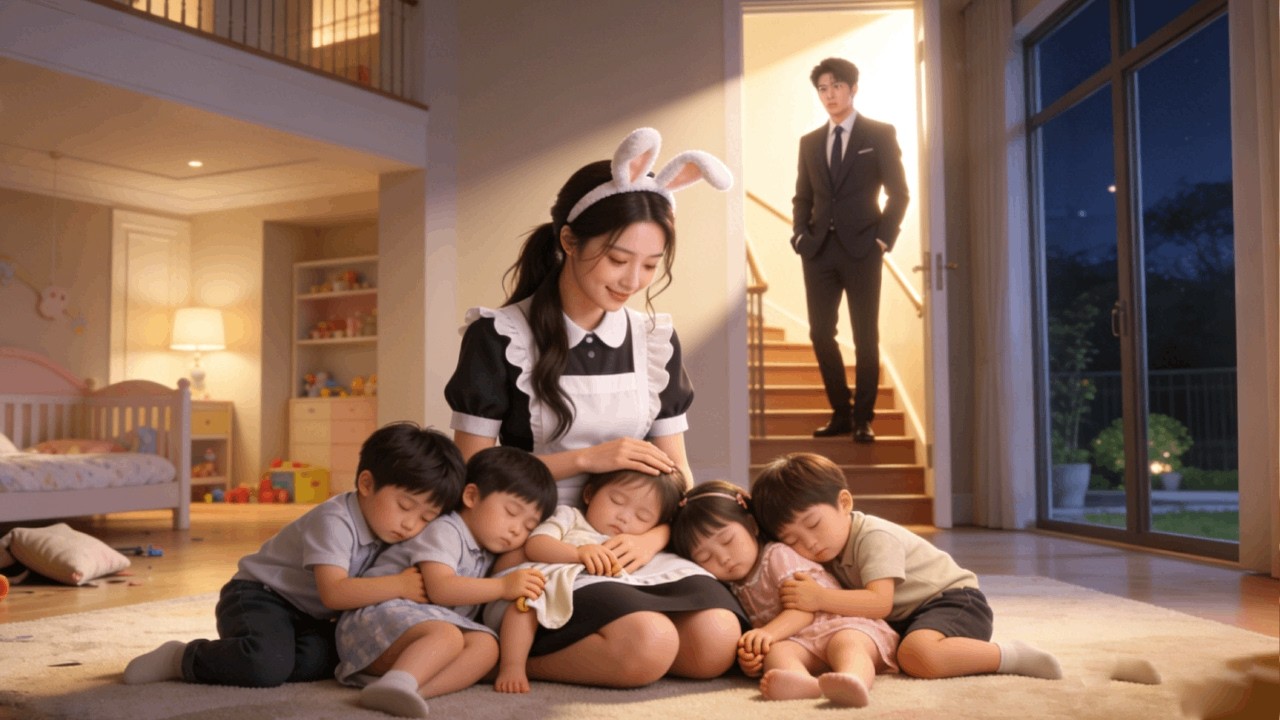 Limang bata pinalayas ang lahat ng yaya; siya lang ang nakapagpatulog—agad siyang pinakasalan ng CEO