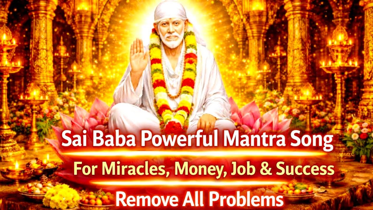 Sai Baba Powerful Mantra for Miracles, Money, Job & Success |To Remove All Problems | #bhakti |#sai 