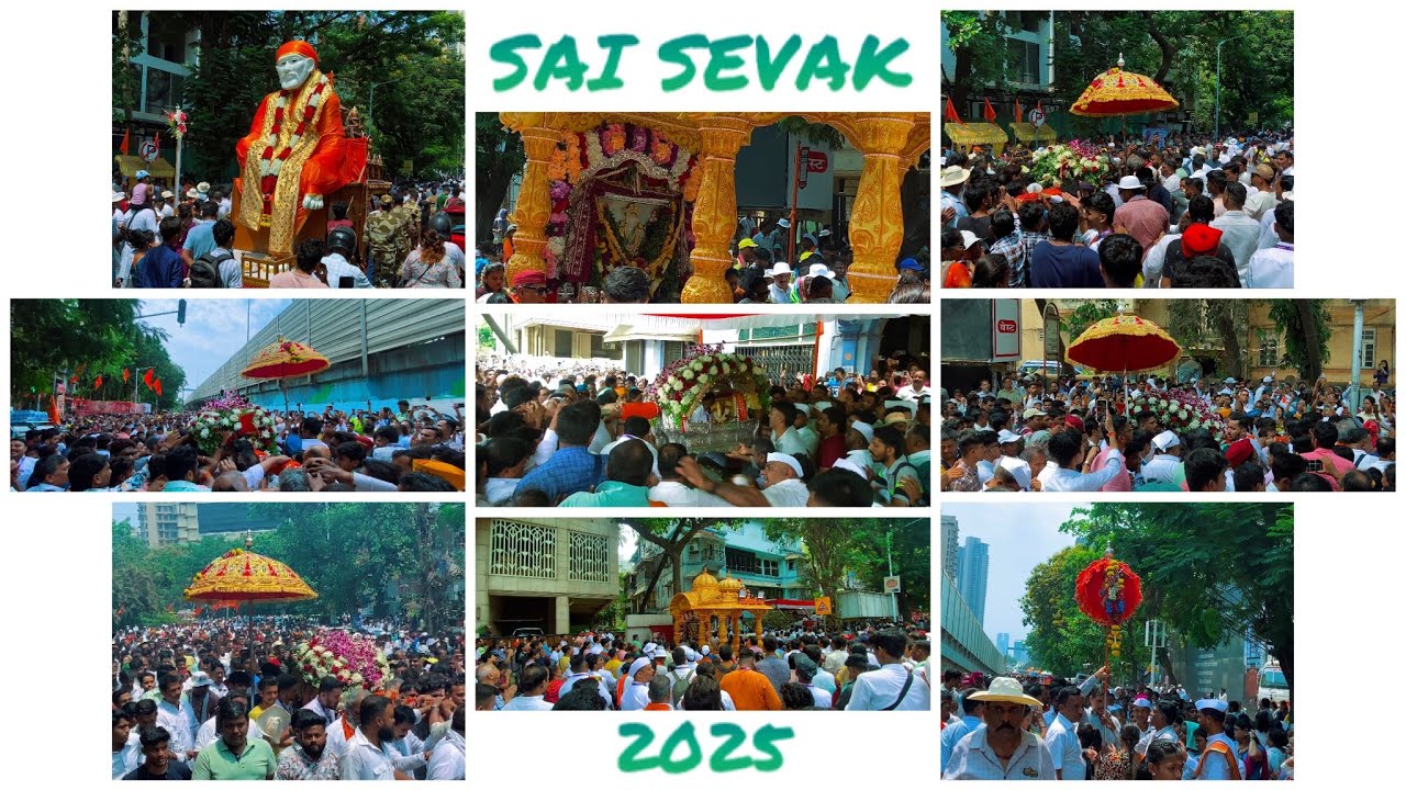 SAI SEVAK PALKHI 2025 | साई सेवक पालखी २०२५ | साई सेवक दादर | मुंबई ते शिर्डी पदयात्रा | 