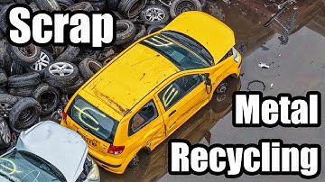 Industrial Metal Recycling from the Sky | Manchester Scrap Yard Operations Drone View