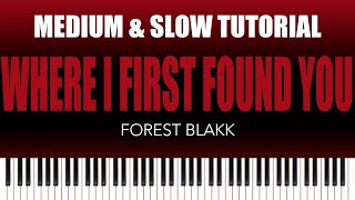 Forest Blakk – Where I First Found You | MEDIUM & SLOW Piano Tutorial
🎵 Sheet Music for this video ▸ https://www.musicnotes.com/l/MDVM4
🎵 More Sheet Music HERE ▸ https://bit.ly/TPL_Musicnotes
🎹 Want to learn the piano? Check out Skoove ▸ https://bit.ly/TPL_Skoove
Other videos for this song:
🎹 HARD Piano Cover ▸ https://youtu.be/S8tR917LgT8
🎹 MEDIUM Piano Cover ▸ https://youtu.be/coG0PxjjJW0
🎹 HARD & SLOW Piano Tutorial ▸ https://youtu.be/dn3S8WxZi2c
Listen on:
🎧 Spotify ▸ https://spoti.fi/3MDXgUT
🎧 Apple Music ▸ https://apple.co/39fyg7L
🎧 Amazon Music ▸ https://amzn.to/3xStt6G
🎧 Deezer ▸ https://bit.ly/TPL_Deezer
🎧 Tidal ▸ https://bit.ly/TPL_Tidal
Connect with me:
❤️ Instagram ▸ https://bit.ly/TPL_Instagram
❤️ Facebook ▸ https://bit.ly/TPL_Facebook
❤️ Twitter ▸ https://bit.ly/TPL_Twitter
🔔 Click the bell to be notified of new videos
#ForestBlakk #WhereIFirstFoundYou #PianoTutorial Forest Blakk – Where I First Found You | MEDIUM & SLOW Piano Tutorial