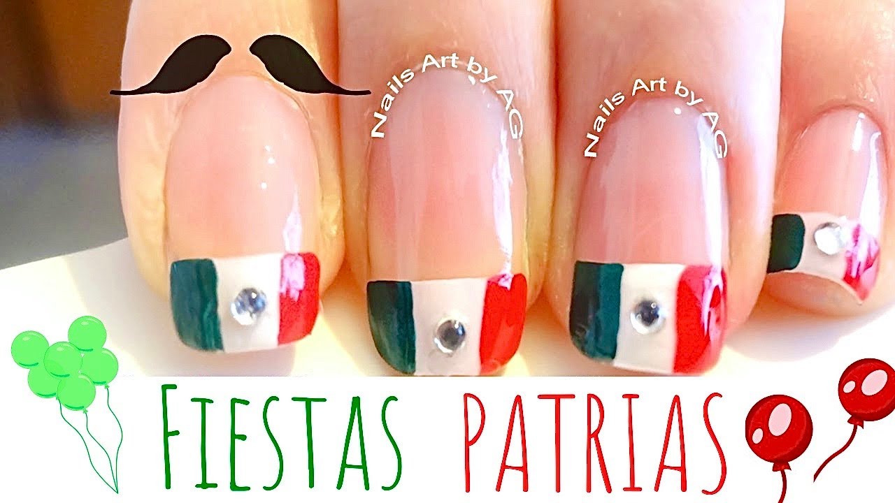 Decoración De Uñas Para El 15 De Septiembre FIESTAS PATRIAS MEXICANAS -  thptnganamst.edu.vn