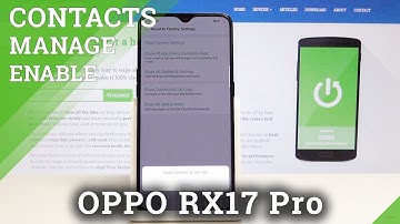 OPPO RX17 Pro How to Erase Contacts & Call Logs