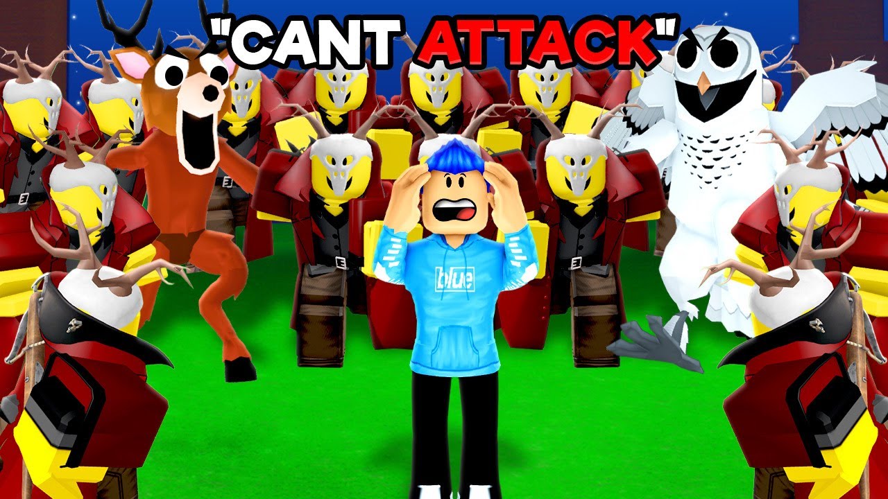 99 Nights in the Forest BUT I CAN'T ATTACK ANYTHING...