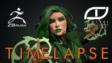 Zbrush Timelapse - Sculpting Polaris (Short Version)