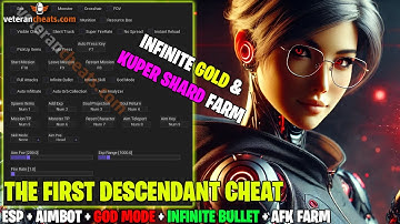 The First Descendant cheats/hacks - GOD MODE, INFINITE AMMO, TELEPORT etc - ft Veterancheats.com
