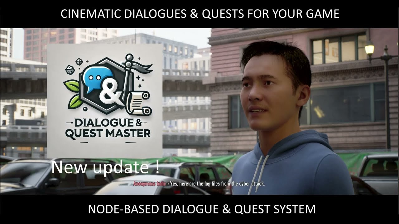 Dialogue & Quest Master for Unreal Engine 5 - v2.0 - Demo