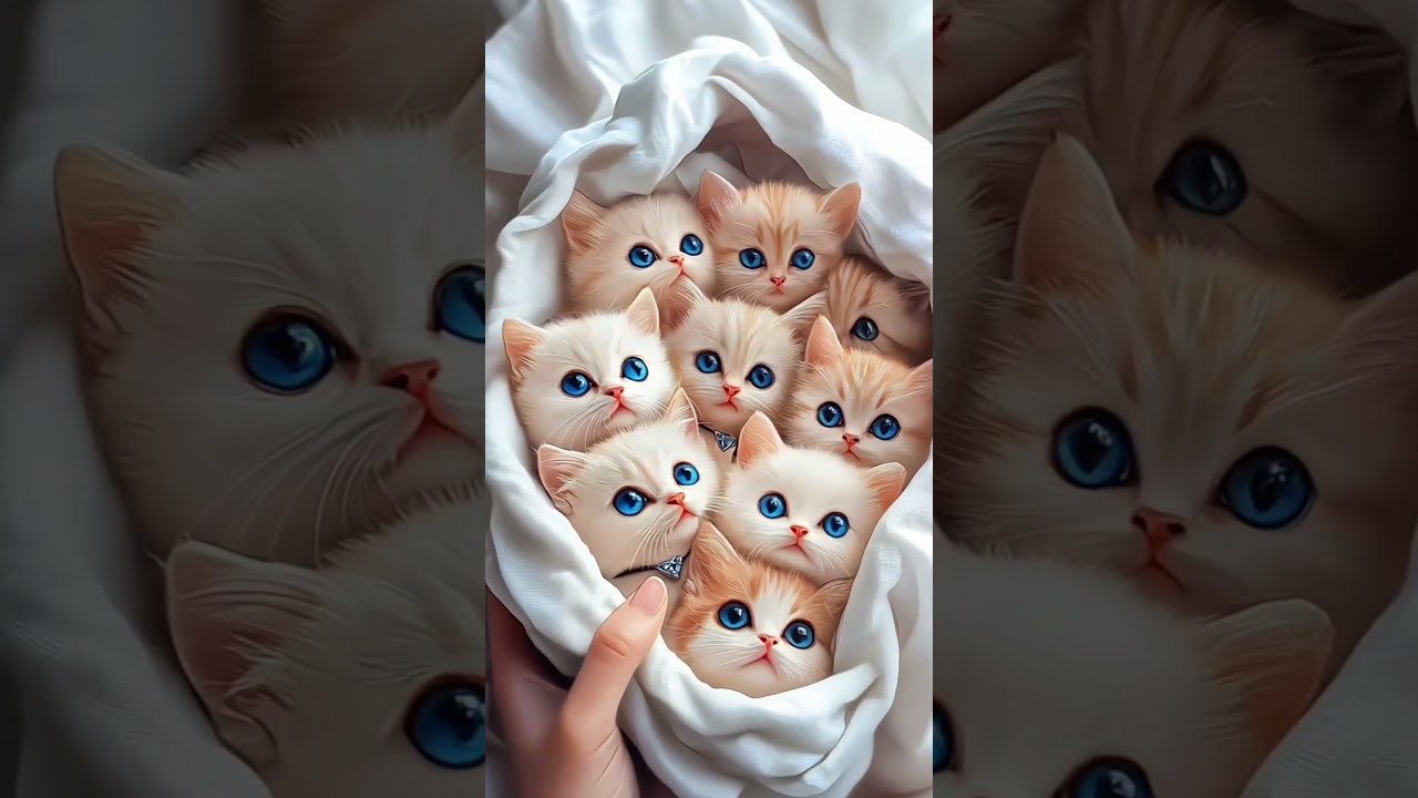 "Happy Cat Family: Adorable Baby Cats in a Loving Group"|cats|catsfamilygrour|