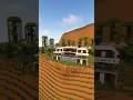 Minecraft: Modern Cliff Mansion | Timelapse | Tutorial | #shorts #builds #minecraft