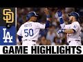 Padres vs. Dodgers Game Highlights (9/10/21) | MLB Highlights