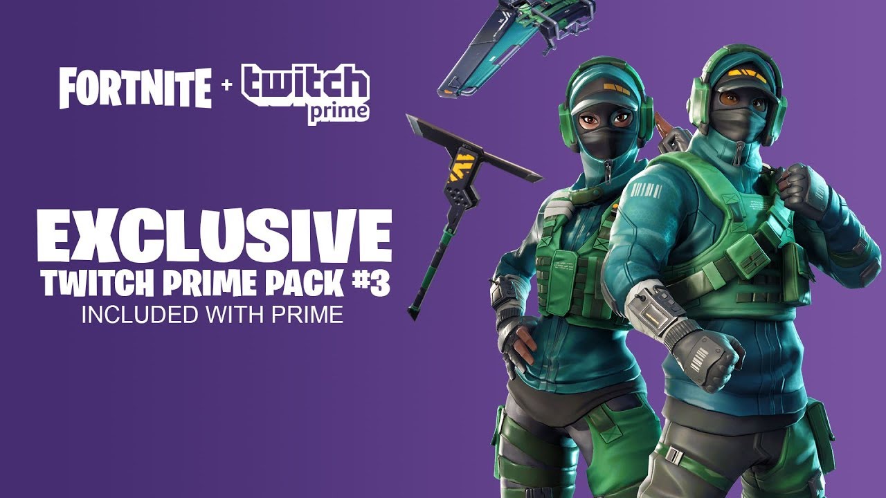 New Twitch Prime Pack 3 Coming To Fortnite Instinct Reflex Angular Axe Pivot Glider Youtube