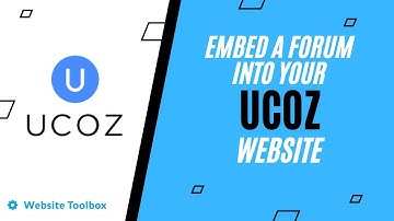 Embed A Forum Into Your uCoz Website