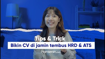 Cara Membuat CV Yang Menarik dan ATS Friendly (Update 2025). GRATIS TEMPLATE!