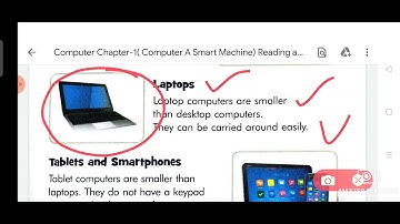 Computer Chapter-1 ( Computer A Smart Machine) Reading and Explanation (part-2) Revision
