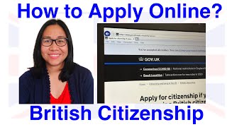 BRITISH / UK CITIZENSHIP || HOW TO APPLY ONLINE || NOV 2020