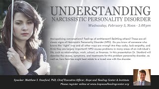 HHCI Seminars - Understanding Narcissistic Personality Disorder