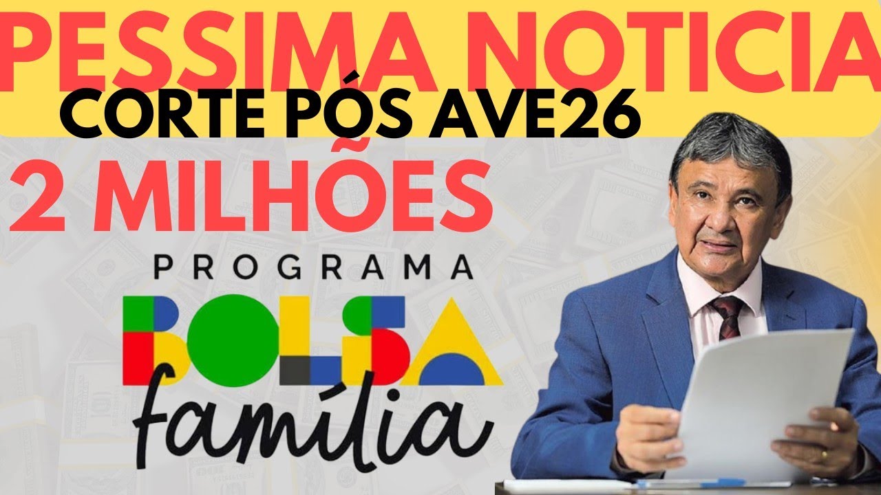 🚨 BOLSA FAMÍLIA PESSIMA NOTICIA CORTE